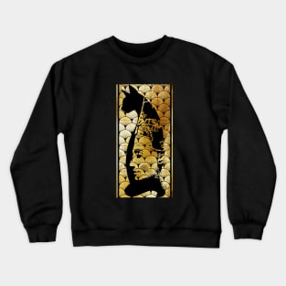 art deco egyptian cat Crewneck Sweatshirt